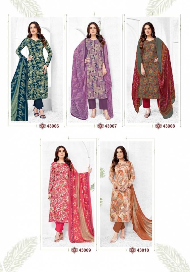 Naisha Vol 43 By Suryajyoti Jam Satin Printed Dress Material Wholesalers In Surat
